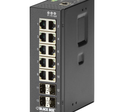 Main Image for Black Box Hardened Managed Ethernet Switch