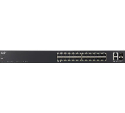 Main Image for Cisco SF220-24P 24-Port 10/100 PoE Smart Plus Switch