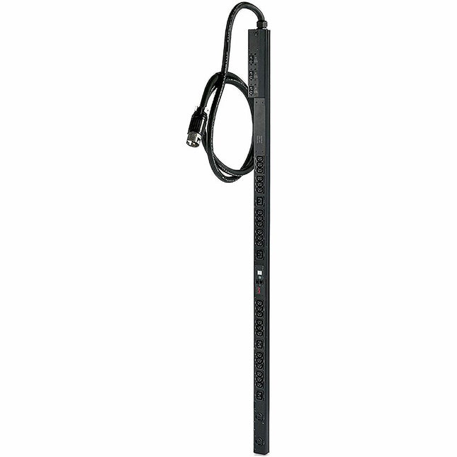Main Image for APC NetShelter Metered Rack PDU, 0U, 14.4kW, 208V, 24 C13, 4 C19, 2 NEMA L6-30R outlet, 10 ft cord