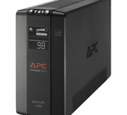 Main Image for APC Back-UPS 1000, Compact Tower, 1000VA, 120V, AVR, LCD, 8 NEMA outlets (4 surge)