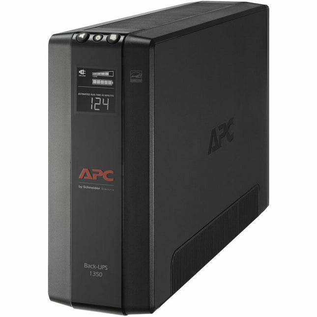 Main Image for APC Back-UPS 1350, Compact Tower, 1350VA, 120V, AVR, LCD, 10 NEMA outlets (5 surge)