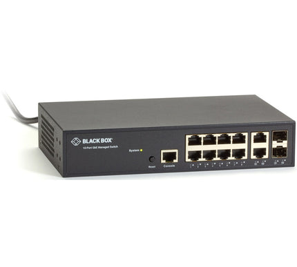 Main Image for Black Box Gigabit Managed Ethernet Switch - 10-Ports