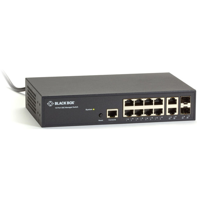 Main Image for Black Box Gigabit Managed Ethernet Switch - 10-Ports