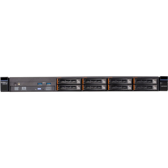 Main Image for Lenovo System x x3250 M6 3633KTU 1U Rack-mountable Server - 1 Xeon E3-1270 v6 3.80 GHz - 16 GB RAM - 12Gb/s SAS, Serial ATA/600 Controller