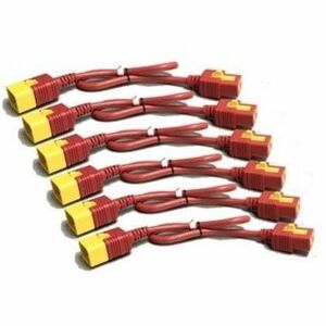 Main Image for Power Cord Kit (6 EA), Locking, C19 TO C20, 0.6M (2FT), Red