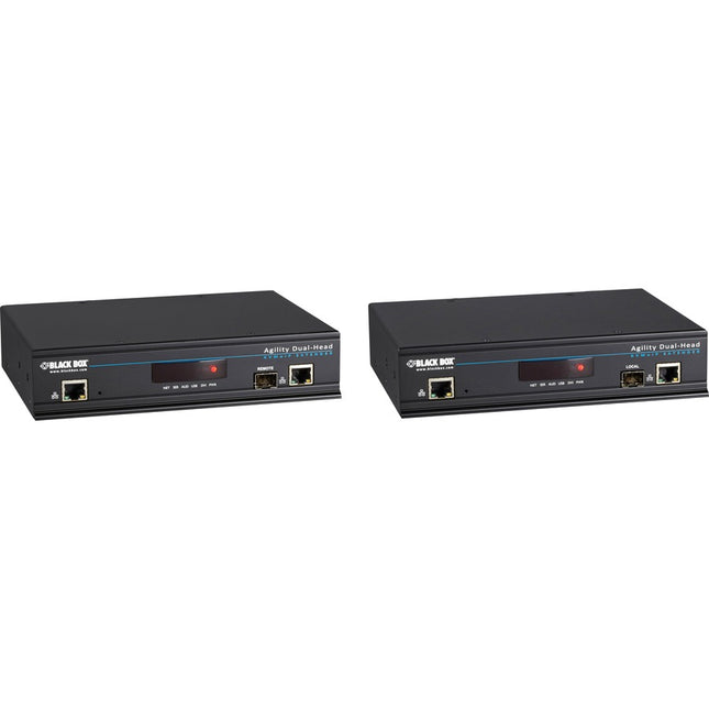 Main Image for Black Box Agility KVM-Over-IP Matrix, Dual-Head DVI-D, USB 2.0, KVM Extender Kit