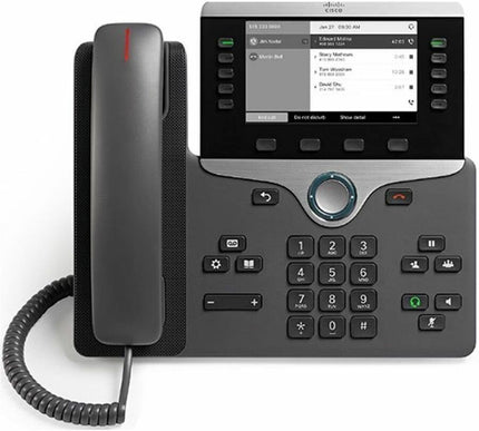Main Image for Cisco 8811 IP Phone - Refurbished - Corded - Corded - Wall Mountable, Tabletop - Charcoal