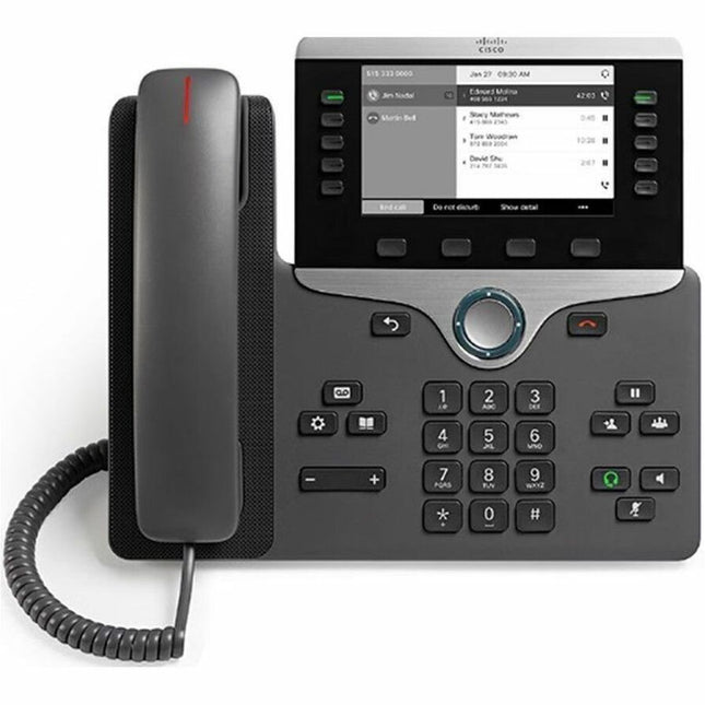 Main Image for Cisco 8811 IP Phone - Refurbished - Corded - Corded - Wall Mountable, Tabletop - Charcoal