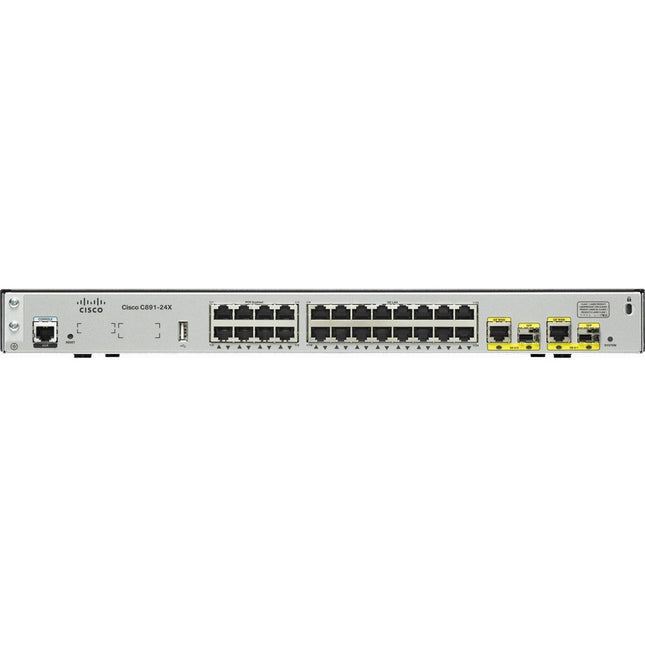 Main Image for Cisco 891 Gigabit Ethernet Security Router with SFP and 24-ports Ethernet Switch