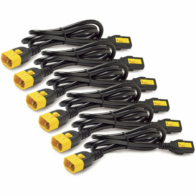 Main Image for APC Power Cord Kit (6 ea), Locking, C13 to C14, 1.8m, North America, Red