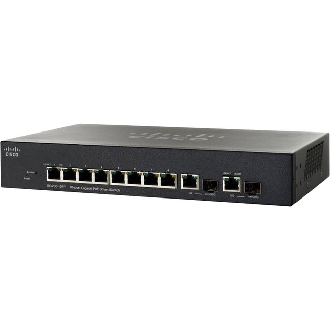 Main Image for Cisco 10-Port Gigabit Smart Switch, PoE