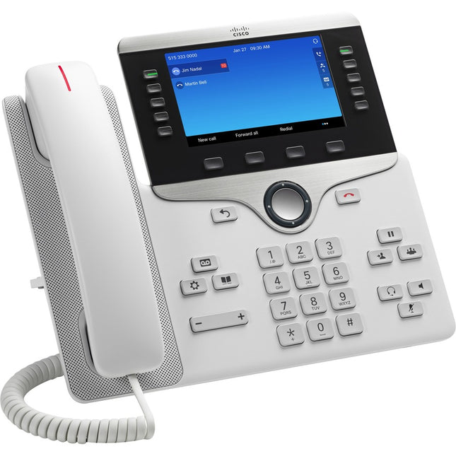 Main Image for Cisco 8841 IP Phone - Refurbished - Corded - Corded - Wall Mountable - White