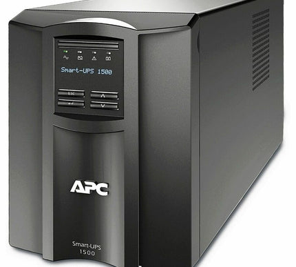 Main Image for APC Smart-UPS, Line Interactive, 1500VA, Tower, 120V, 8x NEMA 5-15R outlets, SmartConnect Port+SmartSlot, AVR, LCD