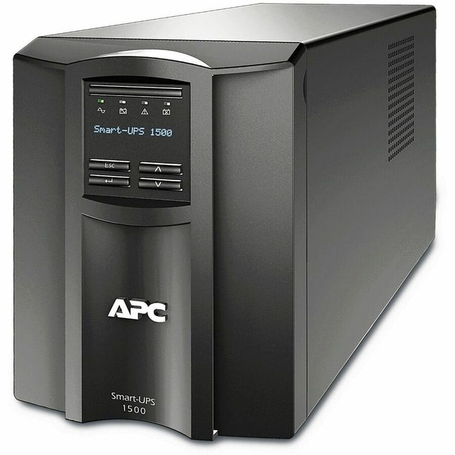Main Image for APC Smart-UPS, Line Interactive, 1500VA, Tower, 120V, 8x NEMA 5-15R outlets, SmartConnect Port+SmartSlot, AVR, LCD