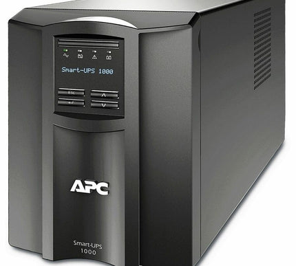 Main Image for APC Smart-UPS, Line Interactive, 1000VA, Tower, 120V, 8x NEMA 5-15R outlets, SmartConnect Port+SmartSlot, AVR, LCD