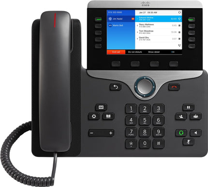 Main Image for Cisco 8841 IP Phone - Remanufactured - Corded - Corded - Wall Mountable - Black, Silver
