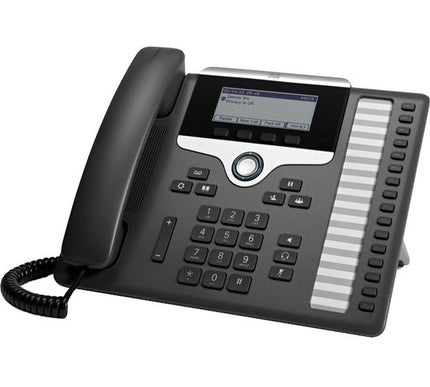 Main Image for Cisco 7861 IP Phone - Refurbished - Corded - Wall Mountable, Desktop - Charcoal