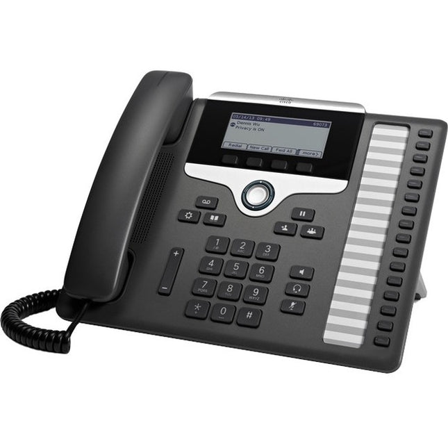 Main Image for Cisco 7861 IP Phone - Refurbished - Corded - Wall Mountable, Desktop - Charcoal