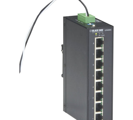 Main Image for Black Box Industrial Unmanaged Gigabit PoE+ Switch - 8-Port