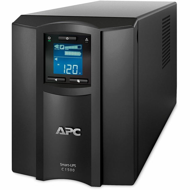 Main Image for APC Smart-UPS C, Line Interactive, 1440VA, Tower, 120V, 8x NEMA 5-15R outlets, SmartConnect port, USB and Serial communication, AVR, Graphic LCD