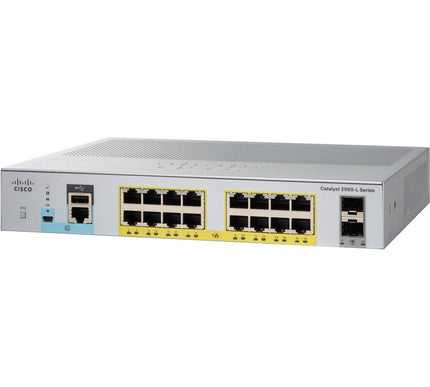 Main Image for Cisco Catalyst WS-C2960L-16PS-LL Ethernet Switch