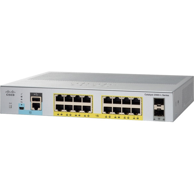 Main Image for Cisco Catalyst WS-C2960L-16PS-LL Ethernet Switch