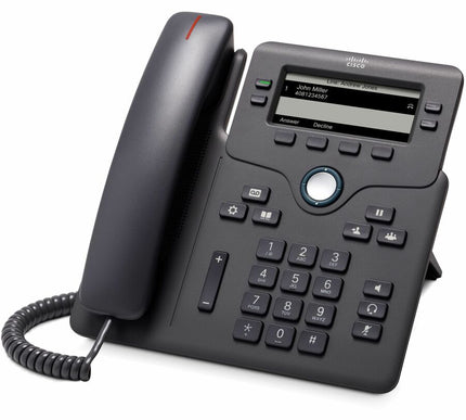 Main Image for Cisco 6851 IP Phone - Corded - 3 Multiple Conferencing - Wall Mountable, Desktop - Charcoal