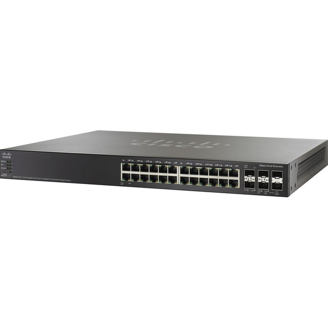 Main Image for Cisco SG500X-24P 24P GB POE with 4Port 10GB Stackable Managed Switch