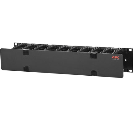 Main Image for APC by Schneider Electric Horizontal Cable Manager, 2U X 4" Deep, Single Sided with Cover, White