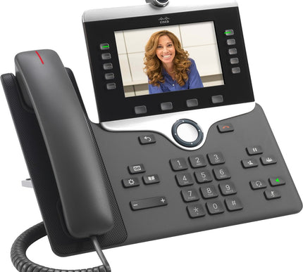 Main Image for Cisco 8865 IP Phone - Corded/Cordless - Corded/Cordless - Wi-Fi, Bluetooth - Desktop, Wall Mountable - Charcoal