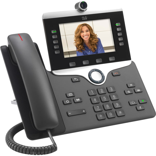 Main Image for Cisco 8865 IP Phone - Corded/Cordless - Corded/Cordless - Wi-Fi, Bluetooth - Desktop, Wall Mountable - Charcoal