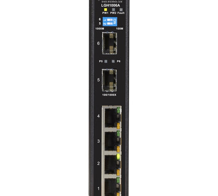 Main Image for Black Box Industrial Ethernet Switch - Extreme Temperature, 6-Port