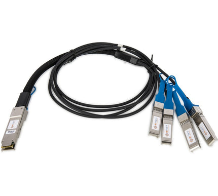 Main Image for ENET Cisco Compatible QSFP-4SFP10G-CU3M TAA Compliant Functionally Identical QSFP+ to 4x SFP+ Breakout Direct-Attach Cable Passive 3m