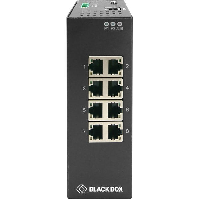 Main Image for Black Box LIG1000 Series Gigabit Ethernet (1000-Mbps) Extreme Temperature Managed Switch - (8) 10/100/1000-Mbps Copper RJ45