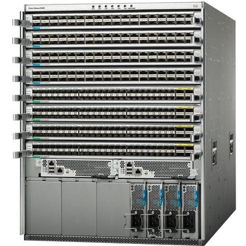 Main Image for Cisco Nexus 9500 ACI Leaf Linecard, 48p 1/10G-T Plus 4p QSFP Linecard (Non-Blocking)