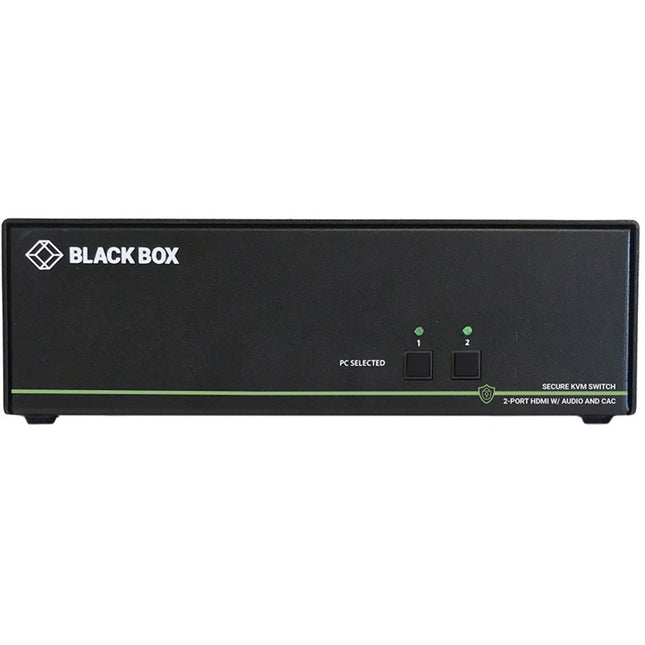 Main Image for Black Box Secure NIAP 3.0 KVM Switch - Single-Head, HDMI, CAC, 4K, 2-Port