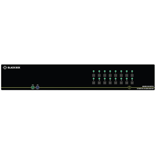 Main Image for Black Box Secure NIAP 3.0 KVM Switch - Single-Head, DVI-I, PS/2, CAC, 16-Port