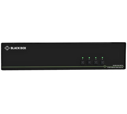 Main Image for Black Box Secure KVM Switch, DisplayPort, 4-Port, CAC, NIAP 3.0 (Quad Head)