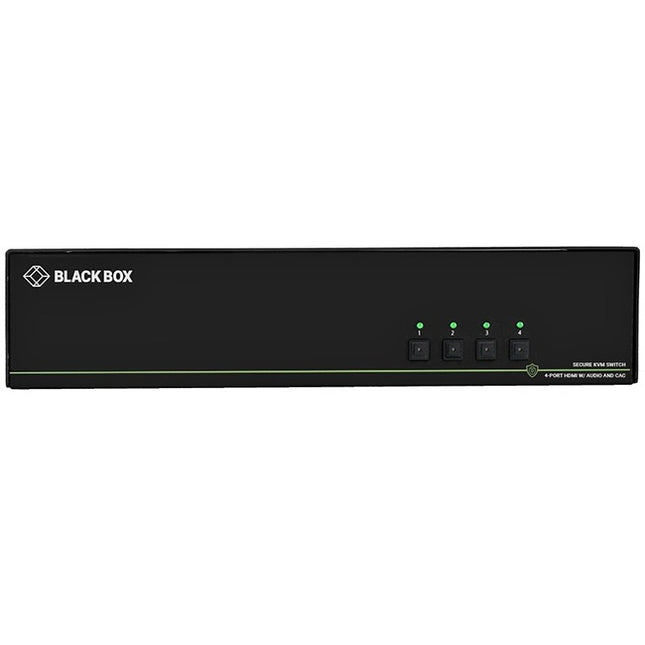 Main Image for Black Box Secure KVM Switch, DisplayPort, 4-Port, CAC, NIAP 3.0 (Quad Head)