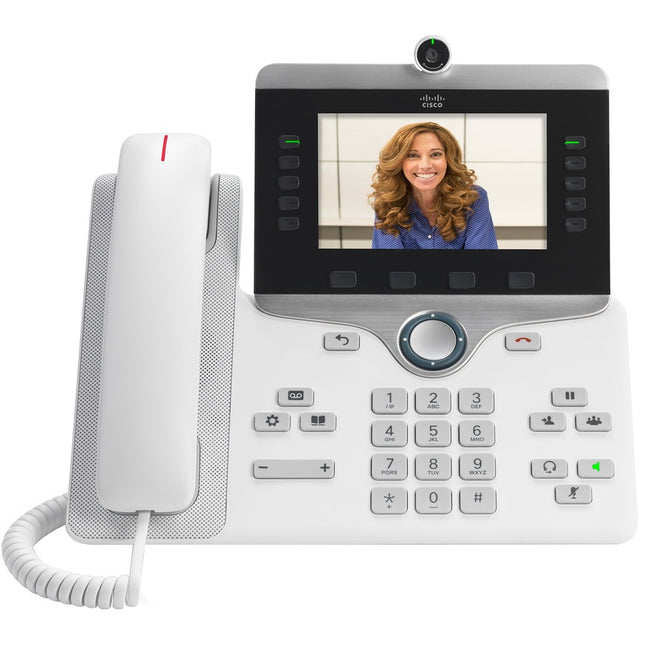 Main Image for Cisco 8865 IP Phone - Remanufactured - Corded - Corded/Cordless - Bluetooth, Wi-Fi - Desktop, Wall Mountable - White