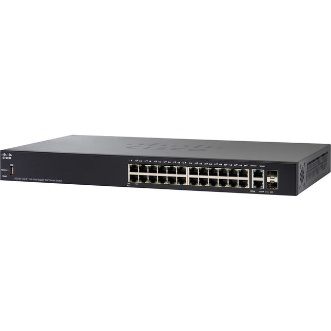 Main Image for Cisco SG250-26HP 26-Port Gigabit PoE Smart Switch