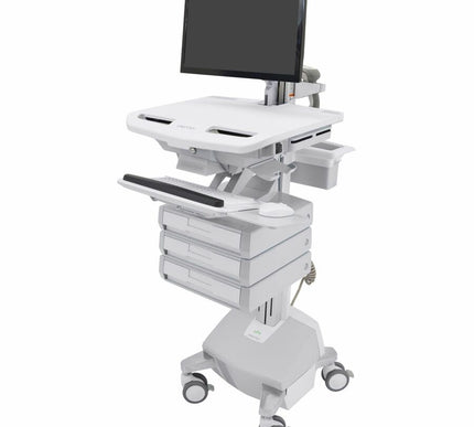 Main Image for Ergotron StyleView&reg; Electric Lift Cart with LCD Arm, LiFe Powered, 3 Drawers (1x3)