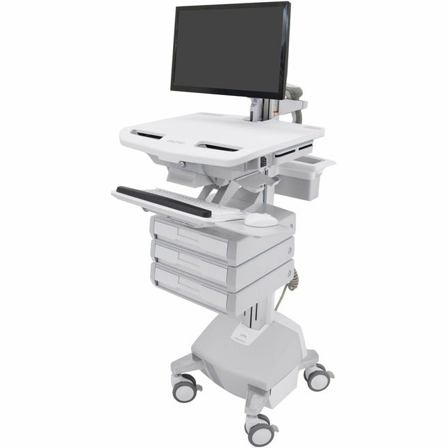 Main Image for Ergotron StyleView&reg; Electric Lift Cart with LCD Arm, LiFe Powered, 3 Drawers (1x3)