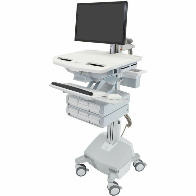 Main Image for Ergotron StyleView&reg; Electric Lift Cart with LCD Arm, LiFe Powered, 6 Drawers (3x2)