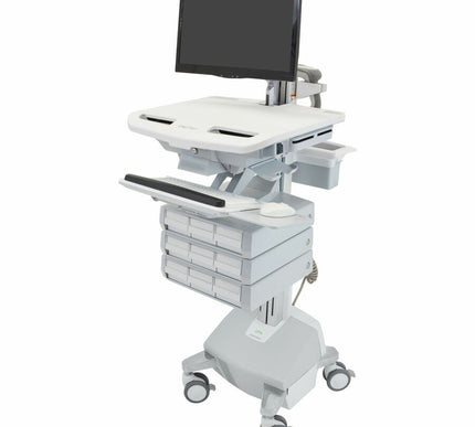 Main Image for Ergotron StyleView&reg; Electric Lift Cart with LCD Arm, LiFe Powered, 9 Drawers (3x3)