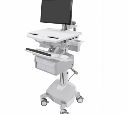 Main Image for Ergotron StyleView&reg; Electric Lift Cart with LCD Arm, LiFe Powered, 2 Tall Drawers (2x1)