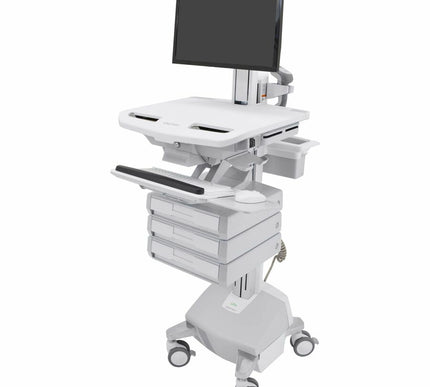 Main Image for Ergotron StyleView&reg; Electric Lift Cart with Pivot, LiFe Powered, 3 Drawers (1x3)