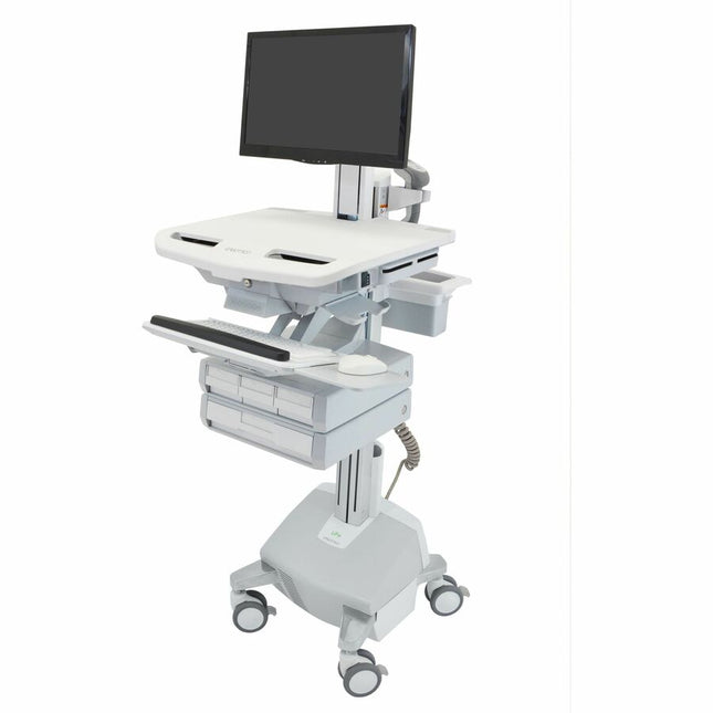 Main Image for Ergotron StyleView&reg; Electric Lift Cart with Pivot, LiFe Powered, 4 Drawers (3x1+1)