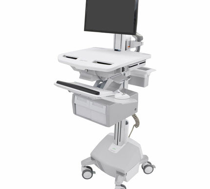 Main Image for Ergotron StyleView&reg; Electric Lift Cart with LCD Pivot, LiFe Powered, 2 Tall Drawers (2x1)