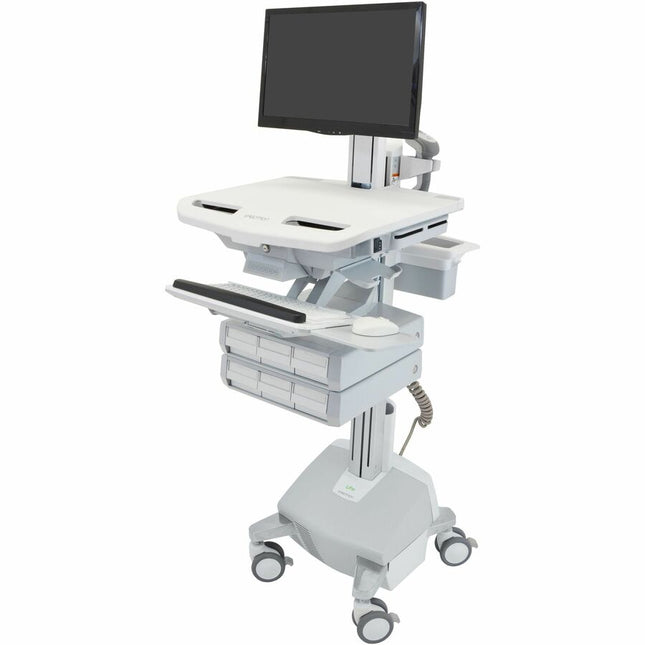 Main Image for Ergotron StyleView&reg; Electric Lift Cart with Pivot, LiFe Powered, 6 Drawers (3x2)